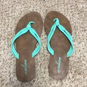Volcom sandals!